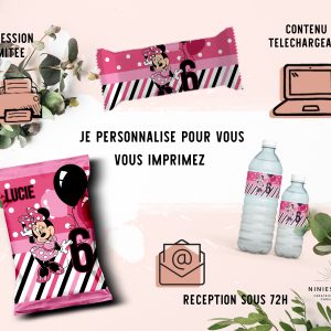 PAPETERIE PERSONNALISÉE : "MINNIE MOUSE" 1