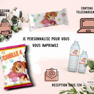 PAPETERIE PERSONNALISÉE : "PAW PATROL STELLA"