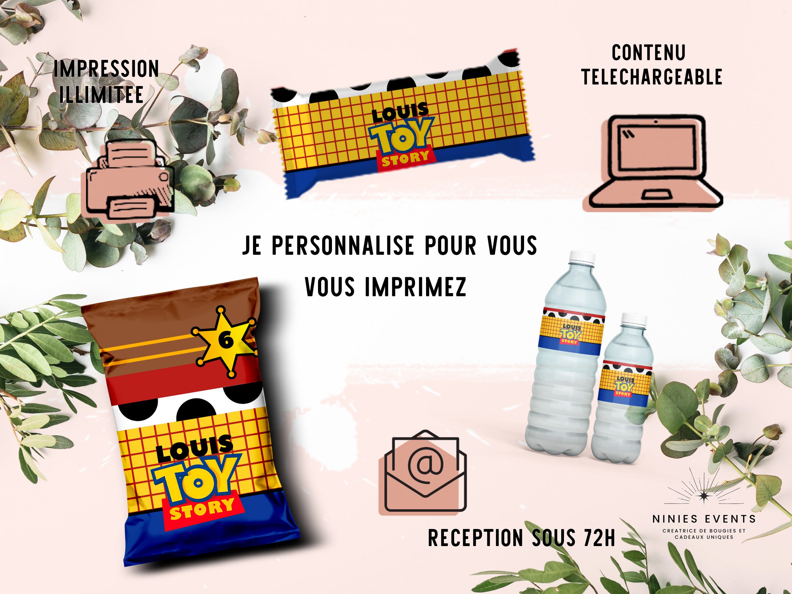 PAPETERIE PERSONNALISÉE : "TOY STORY" 1