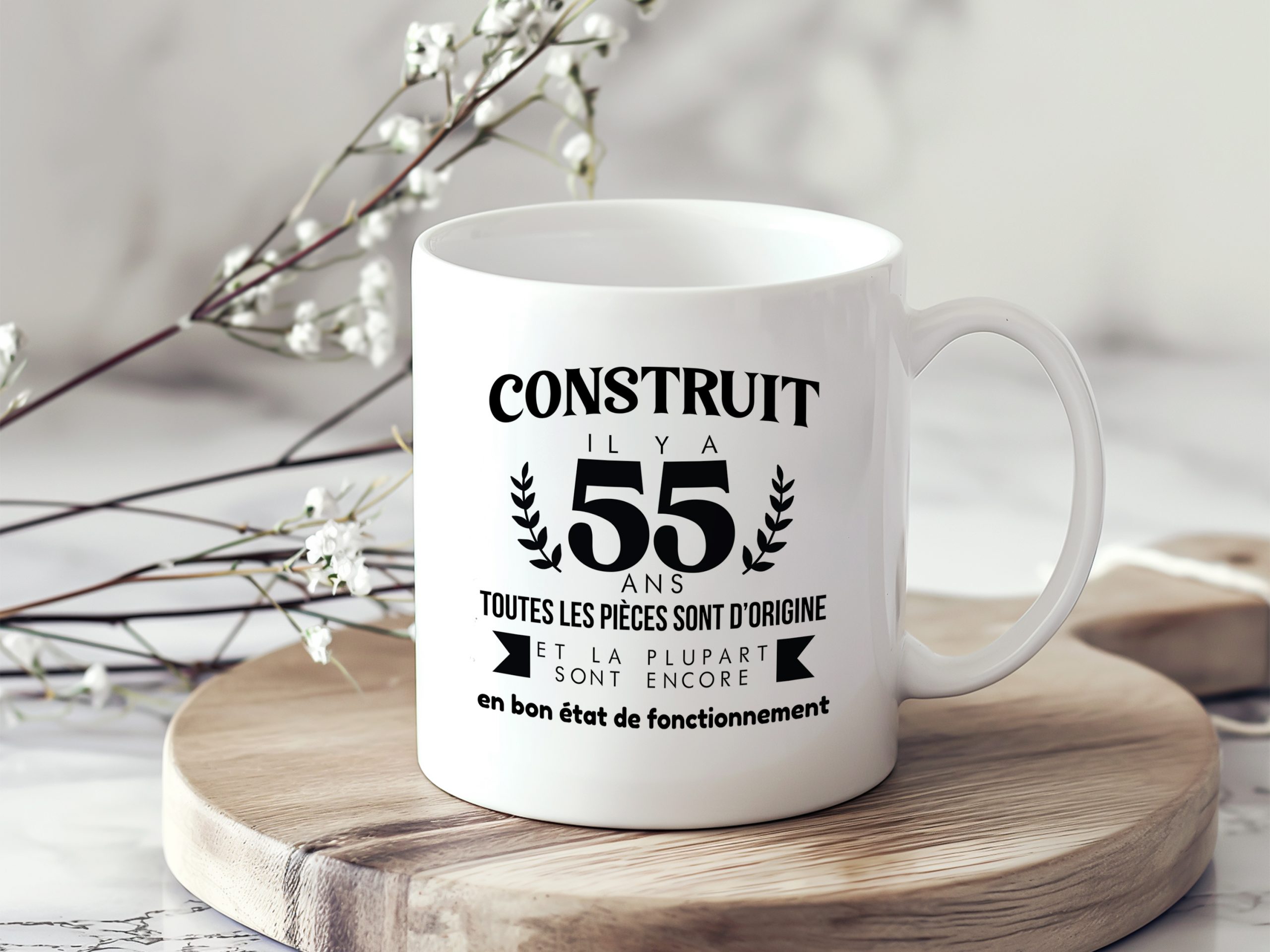 MUG "ANNIVERSAIRE 55 ANS"