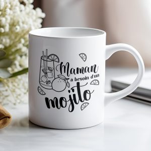 MUG "MAMAN A BESOIN D'UN MOJITO"