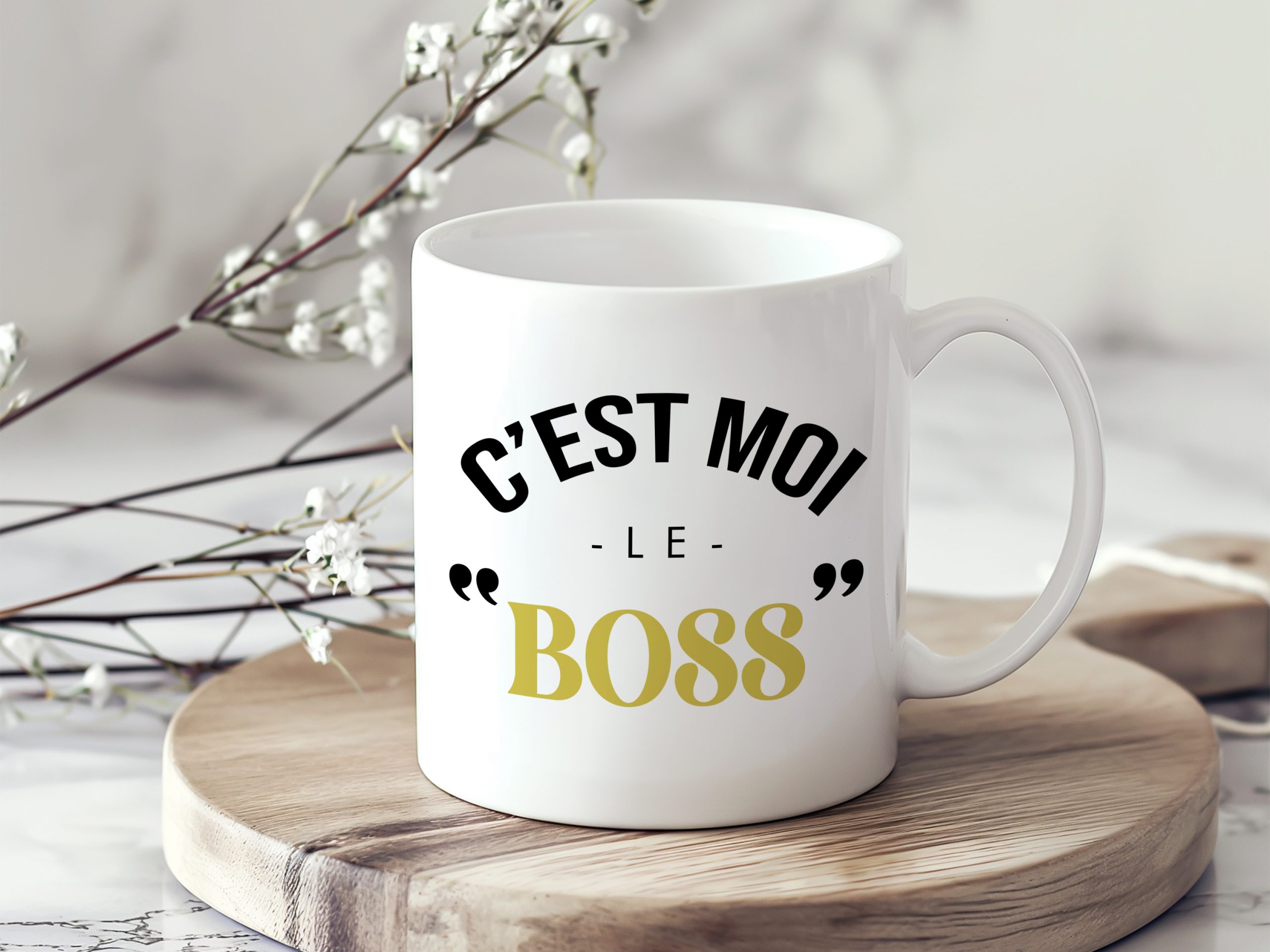 MUG "C'EST MOI LE BOSS"