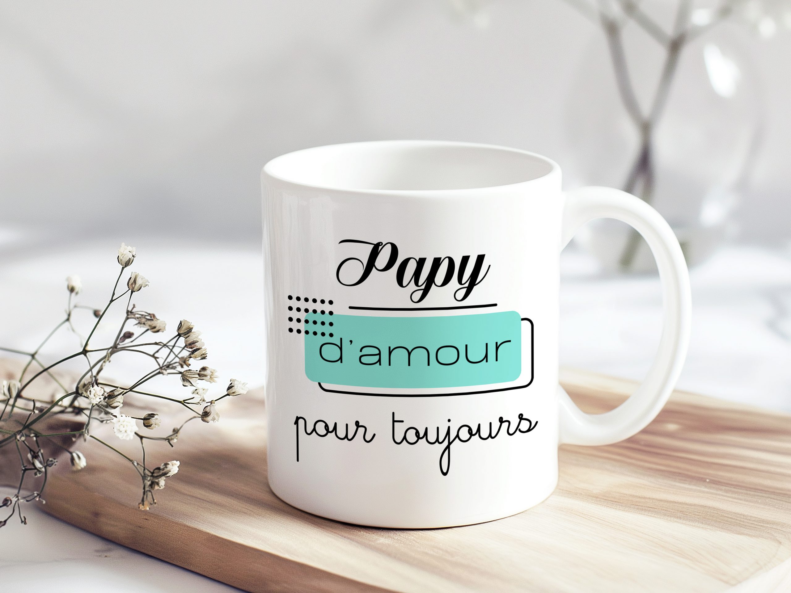 MUG "PAPY D'AMOUR POUR TOUJOURS"