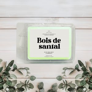 CLAMSHELL ± 75G : BOIS DE SANTAL