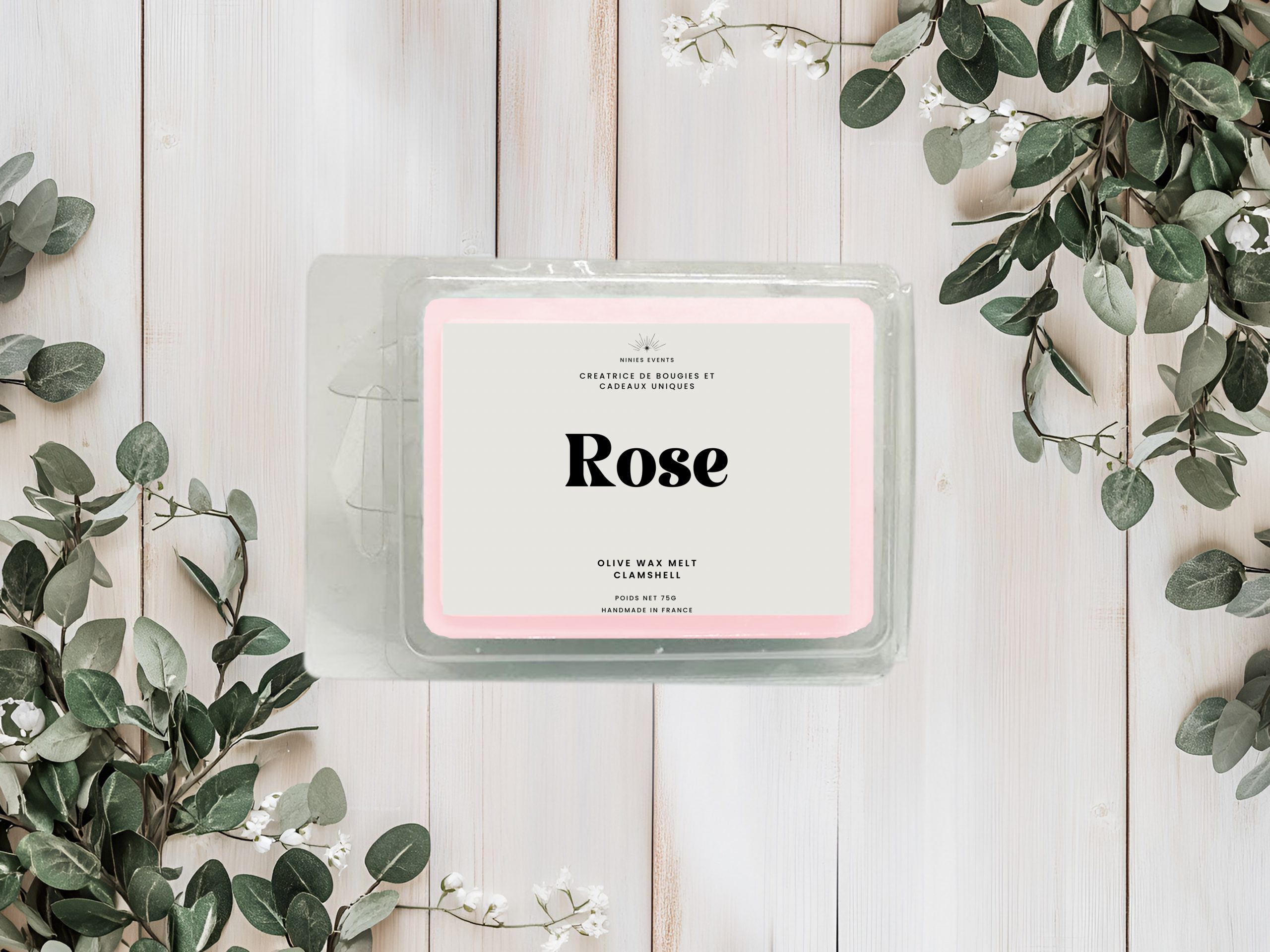CLAMSHELL ± 75G : ROSE