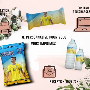 PAPETERIE PERSONNALISÉE : "FOOTBALL ZLATAN IBRAHIMOVIC"