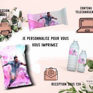 PAPETERIE PERSONNALISÉE : "FOOTBALL LIONEL MESSI"