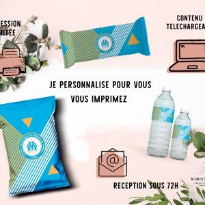 PAPETERIE PERSONNALISÉE : "FOOTBALL OLYMPIQUE DE MARSEILLE"