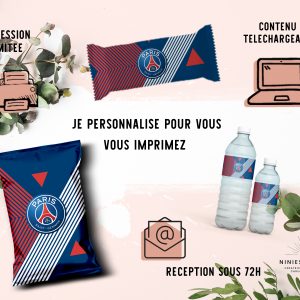 PAPETERIE PERSONNALISÉE : "FOOTBALL PARIS SAINT GERMAIN"