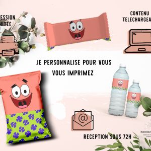 PAPETERIE PERSONNALISÉE : "BOB L'ÉPONGE" 1