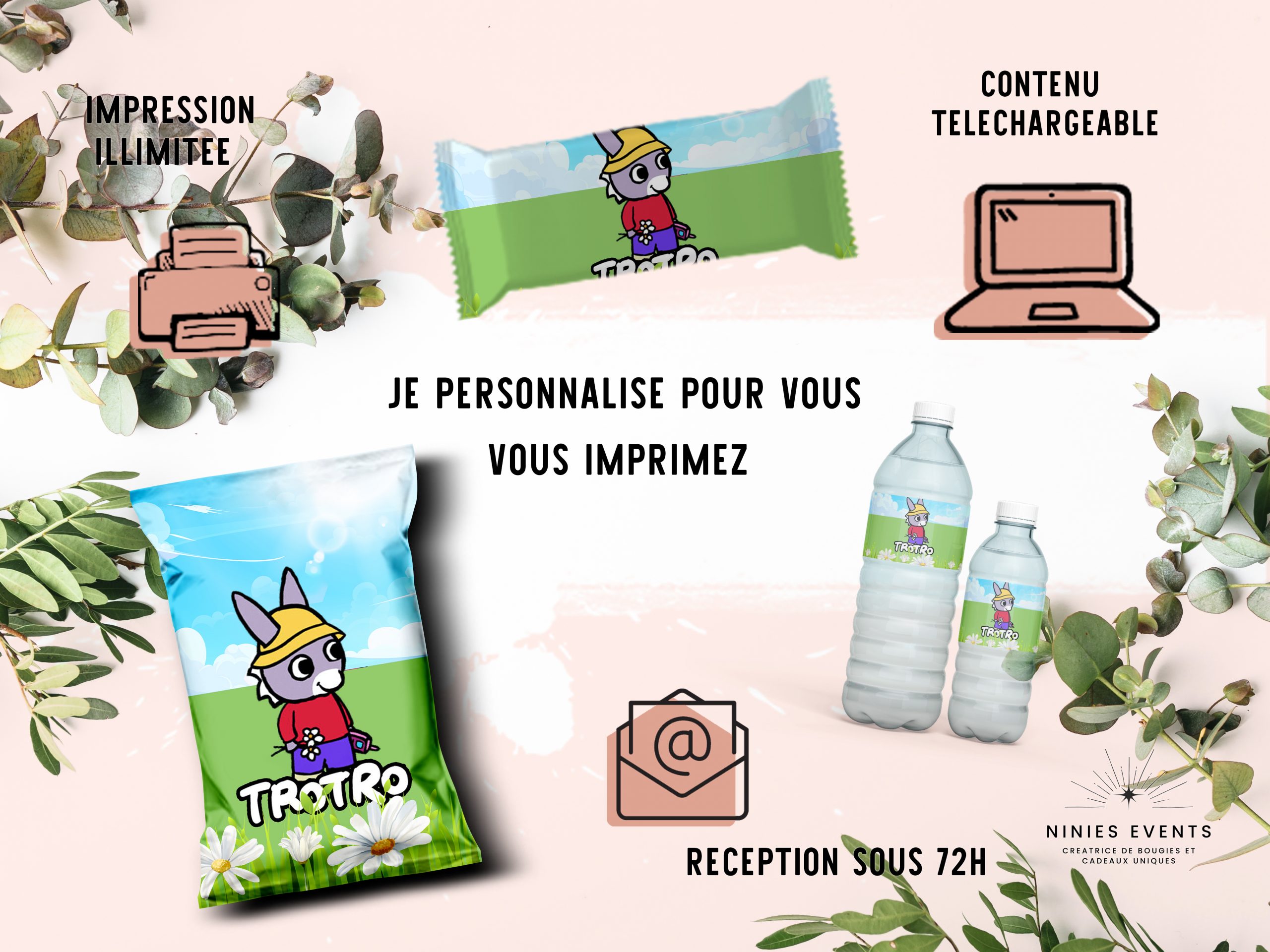 PAPETERIE PERSONNALISÉE : "TROTRO"