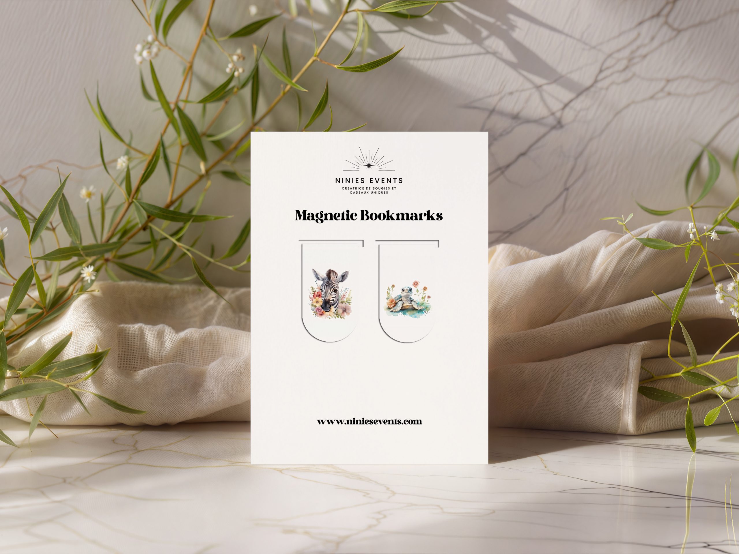 MARQUE-PAGE MAGNÉTIQUE "ANIMAUX"