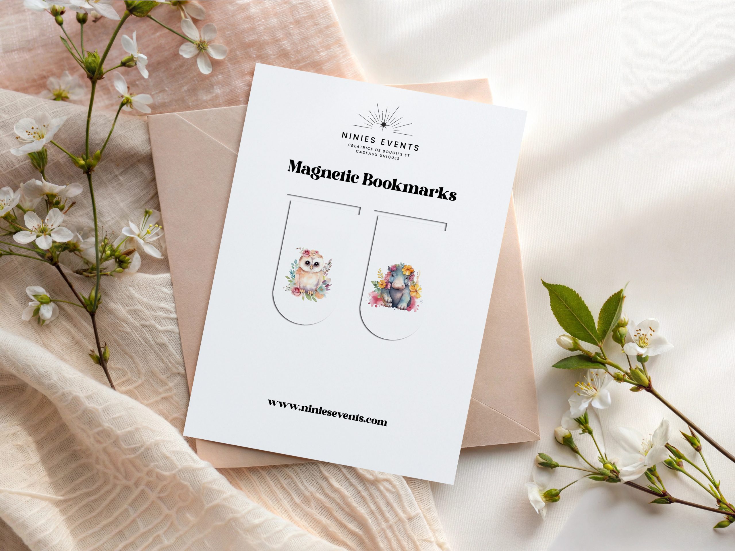 MARQUE-PAGE MAGNÉTIQUE "ANIMAUX" 2