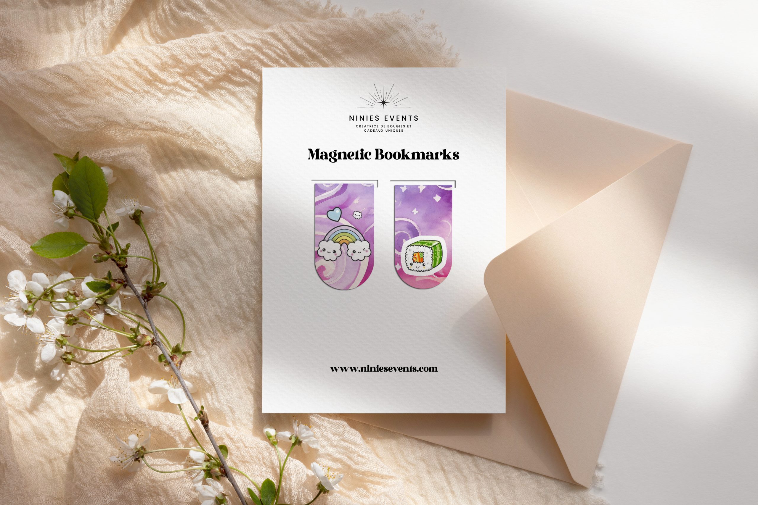 MARQUE-PAGE MAGNÉTIQUE "KAWAÏ" 1